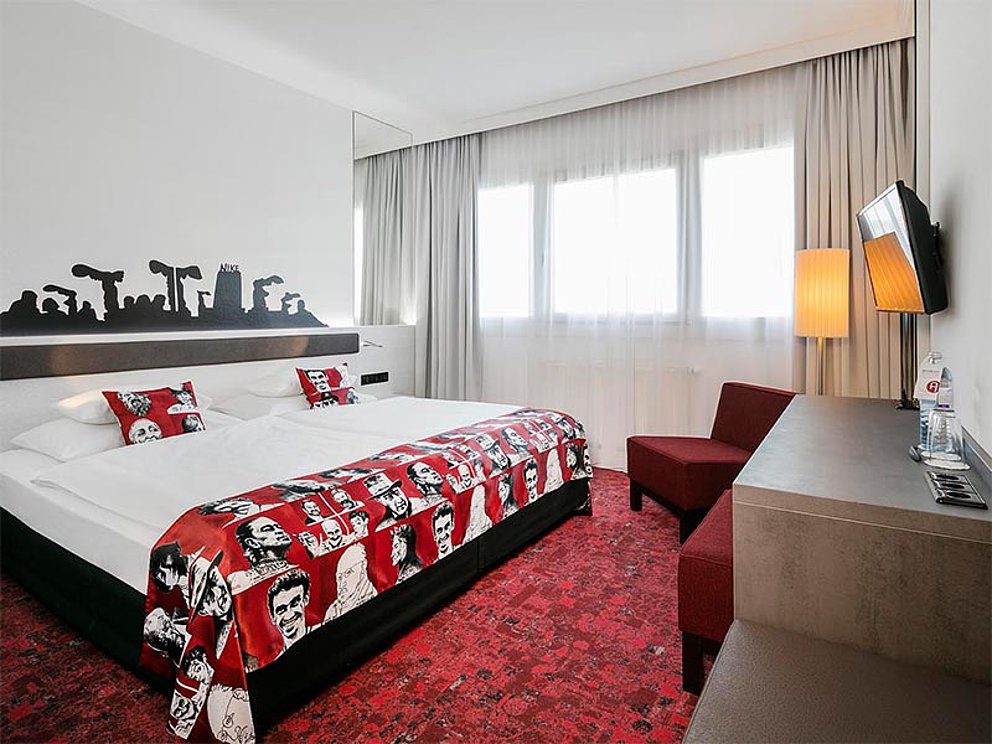 stylishes Doppelzimmer im Hotel Arcotel Nike