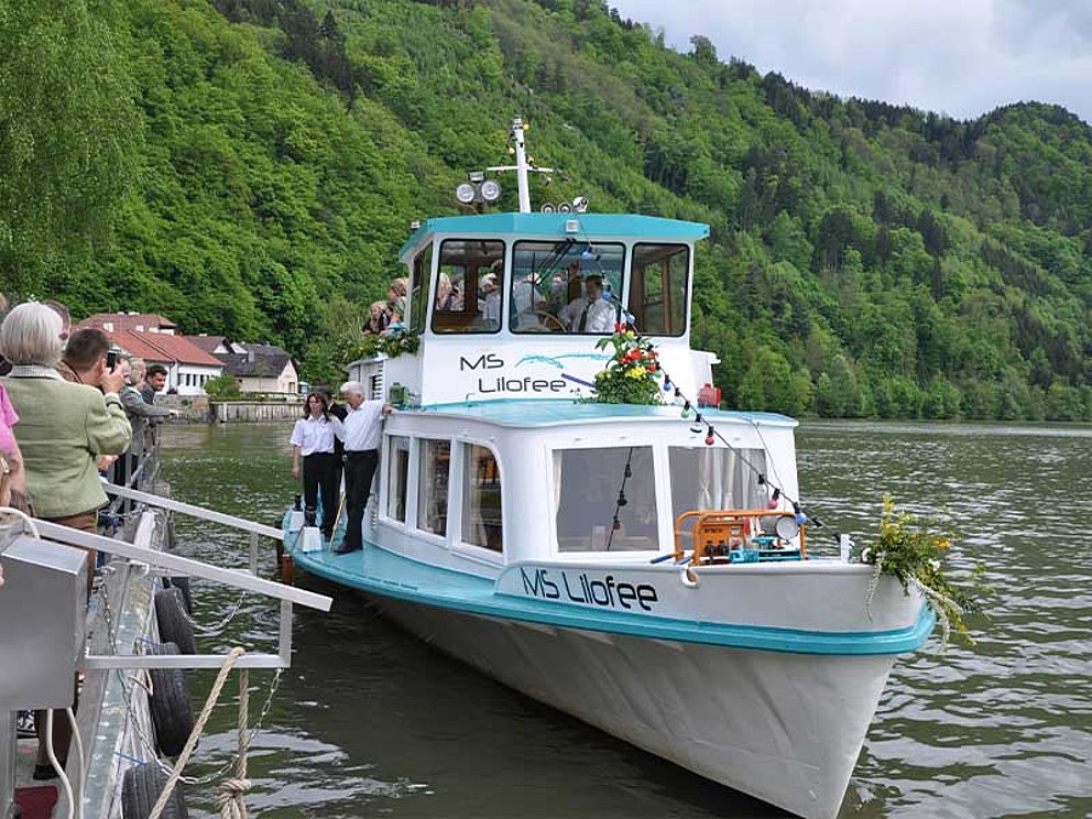 die MS Lilofee auf der Donau