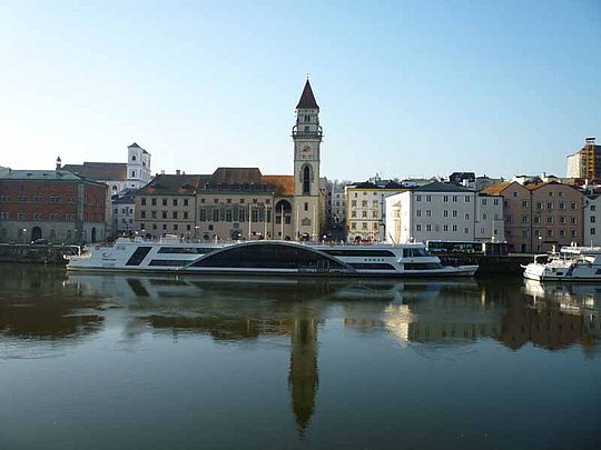 Rathaus in Passau mit Kristallschiff