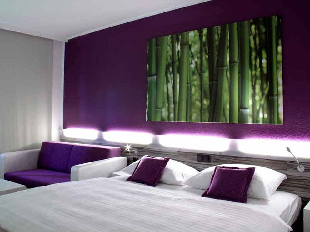 stylishes Doppelzimmer im Hotel Ibis Styles in Linz